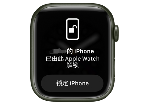 松溪苹果手机维修分享用 AppleWatch 解锁配备面容 ID 的 iPhone方法 