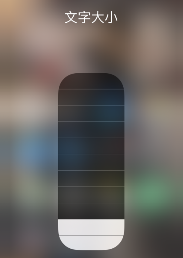 松溪苹果手机维修分享小技巧：在 iPhone 控制中心快速调节字体大小 